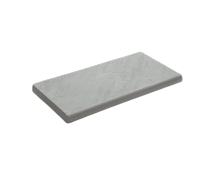 Grey Mist Natural Cleft Sandstone Bullnose - 12" x 24" x +/- 1 1/2"