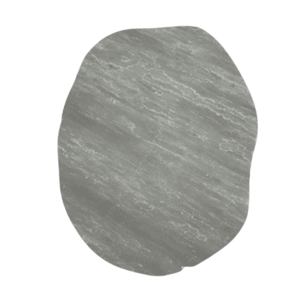 Grey Mist Irregular Natural Cleft Sandstone Stepping Stone - 15"-18" Random Sizes x +/- 1" - 1 1/4"