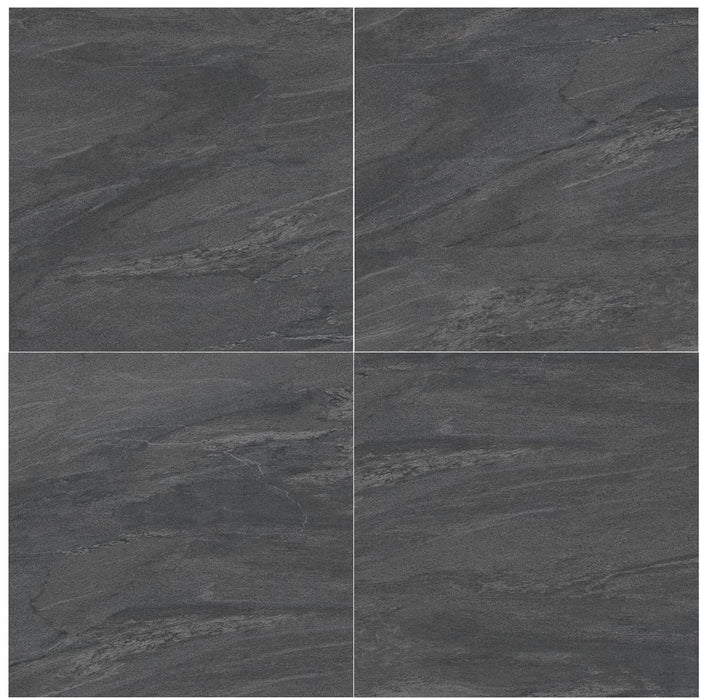 Full Paver Sample - Grey Owl Porcelain Paver - 24" x 24" x 3/4" Rough