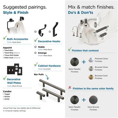 Revitalize Zinc Gunmetal Cabinet Pull 8