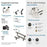 Revitalize Zinc Gunmetal Cabinet Pull 8