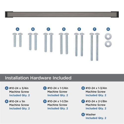 Blackrock Zinc Gunmetal Appliance Pull 5