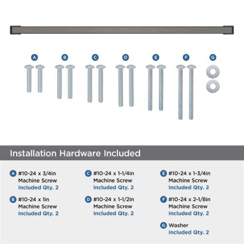 Blackrock Zinc Gunmetal Appliance Pull 6