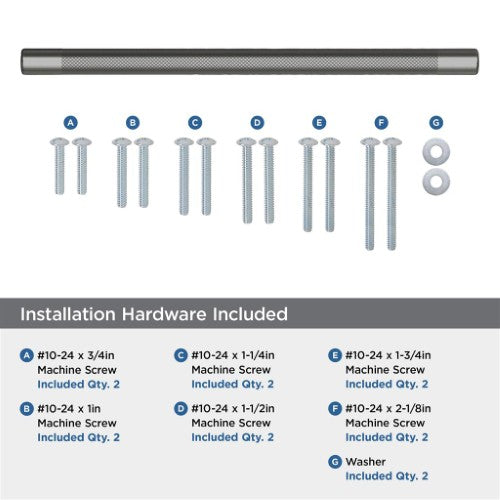 Bronx Zinc & Stainless Steel Gunmetal Appliance Pull 7