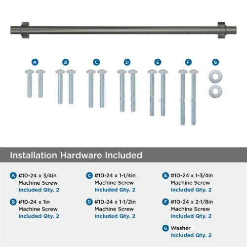 Davenport Zinc Gunmetal Appliance Pull 6