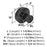 Blackrock Zinc Gunmetal Cabinet Knob 8