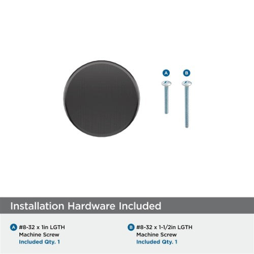 Bronx Zinc Gunmetal Cabinet Knob 3