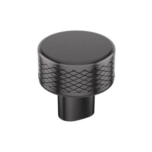 Bronx Zinc Gunmetal Cabinet Knob 1
