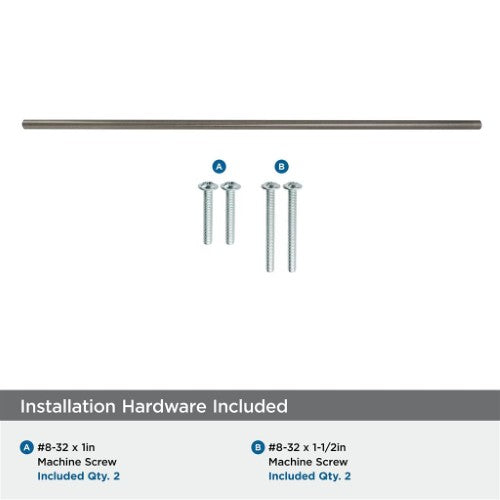 Bar Pulls Carbon Steel Gunmetal Cabinet Pull 16