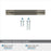 Bronx Zinc & Stainless Steel Gunmetal Cabinet Pull 15