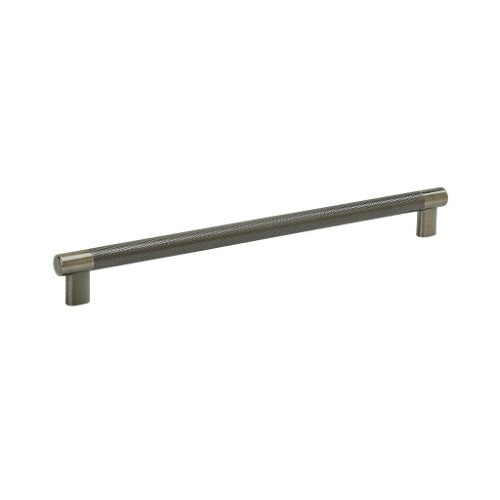 Bronx Zinc & Stainless Steel Gunmetal Cabinet Pull 2