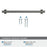 Davenport Zinc Gunmetal Cabinet Pull 17