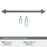 Davenport Zinc Gunmetal Cabinet Pull 18