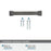 Revitalize Zinc Gunmetal Cabinet Pull 9