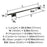 Bronx Zinc & Stainless Steel Gunmetal Towel Bar 6