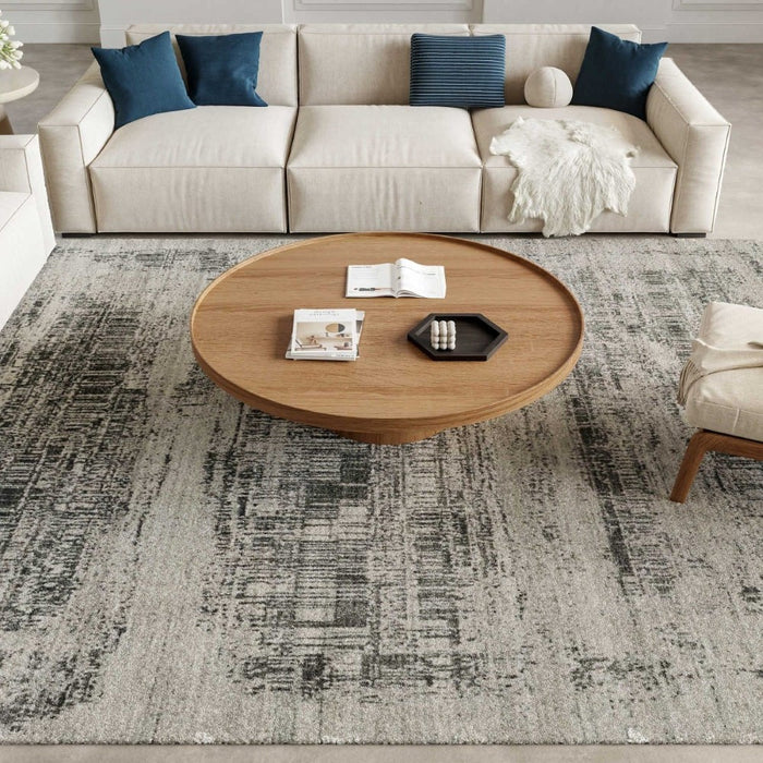 Harmony Polyester IVCHA Ivory Charcoal HAY01