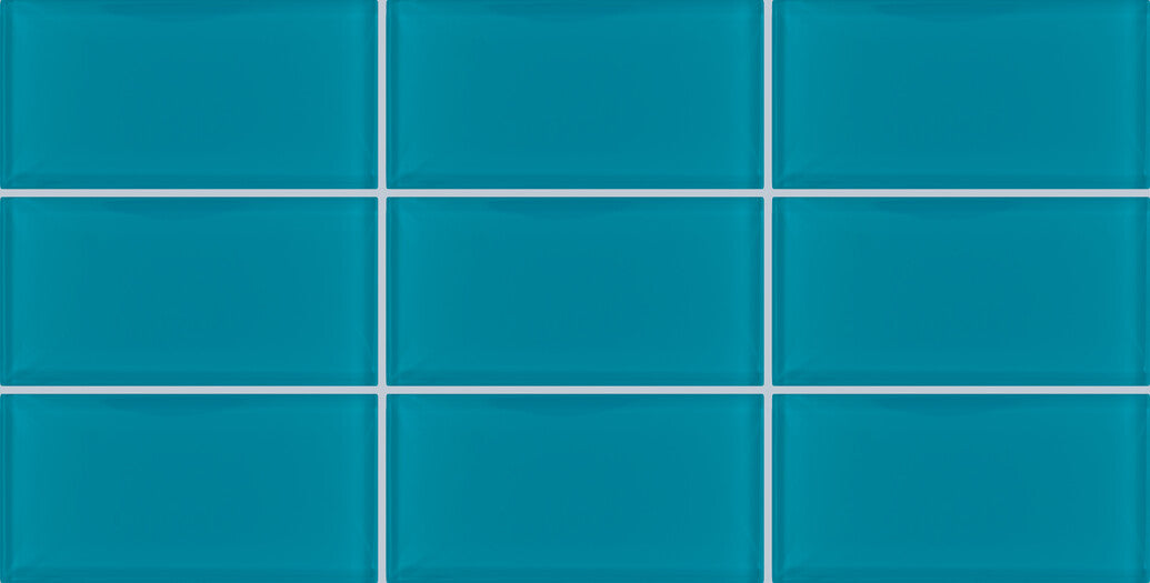 Clearance Sale! Color Appeal Hawaiian Ocean Glass Tile - Glossy
