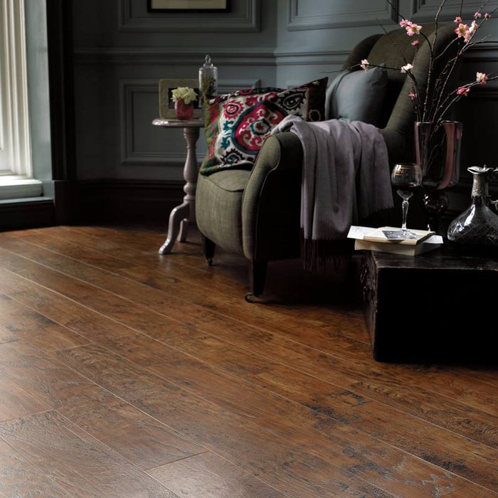 Vinyl Hickory Paprika Vinyl Tile Textured 3 3