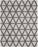 Highlands Grey HND01 Polypropylene & Polyester Contemporary Area Rug - 8 Ft x 10 Ft