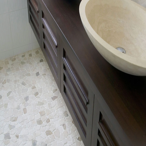 Random Marble Beige Marble & Quartz