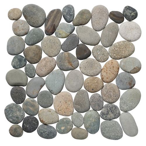 Island Stone Pebble Java Grey Natural Mosaic | Lowest Price — Stone ...