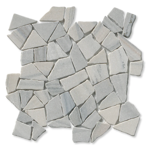 Island Stone Random Island Mist Tumbled Marble Mosaic | Lowest Price ...