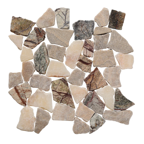 Island Stone Random Honey Forest Tumbled Marble Mosaic | Lowest Price ...