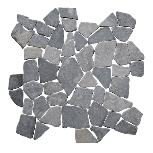 Island Stone Random Grey Marble Tumbled Marble Mosaic | Lowest Price ...