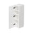 Shady White Wood Wall Cabinet 2