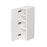 Shady White Wood Wall Cabinet 2