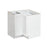 Mallorca White Wood Corner Lazy Susan Base Cabinet 1
