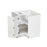 Mallorca White Wood Corner Lazy Susan Base Cabinet 2