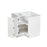Mallorca White Wood Corner Lazy Susan Base Cabinet 2