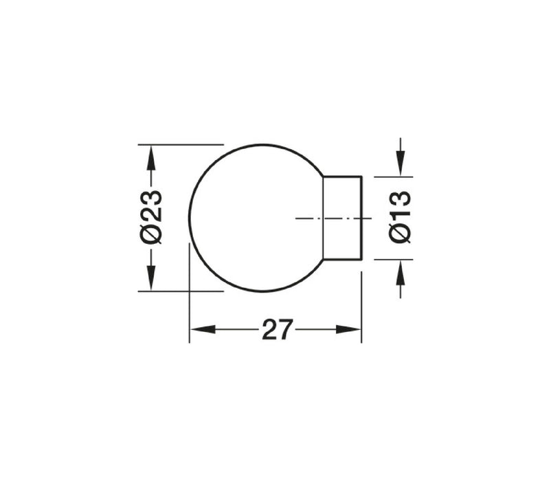 Polyamide Polyamide Cabinet Knob Pure White 2