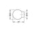 Polyamide Polyamide Cabinet Knob Steel Blue 2