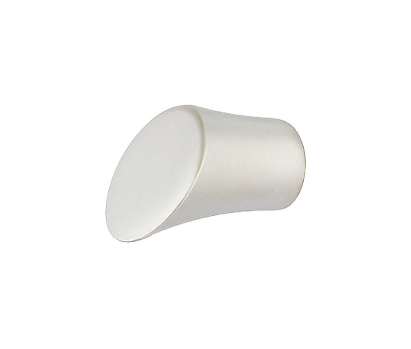 Mid-Century Modern Zinc Cabinet Knob Nickel Plated, Matte 1