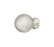 Architectural Brass Cabinet Knob Nickel Matte 1