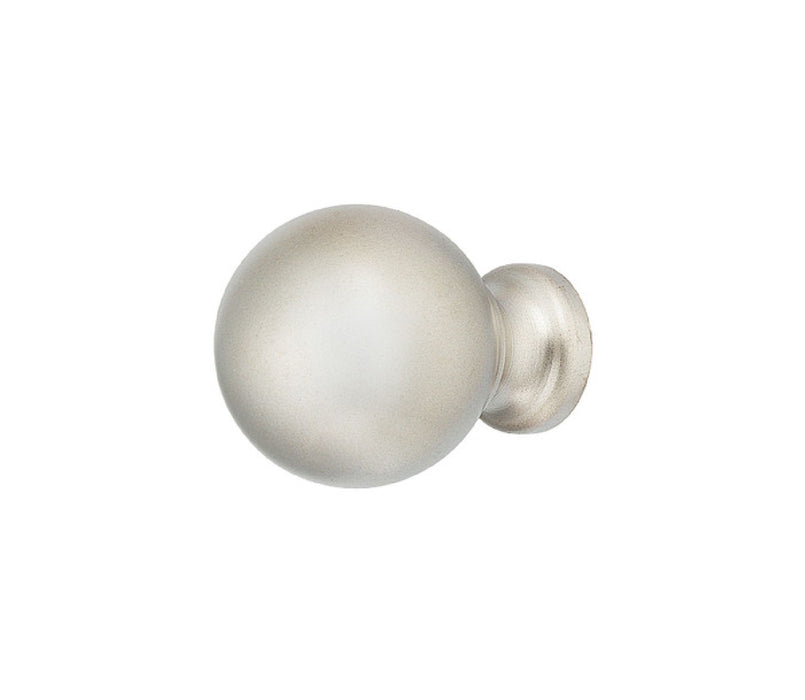 Architectural Brass Cabinet Knob Nickel Matte 1