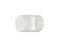 Cylindrical with Recessed Grip Polyamide Cabinet Knob Pure White 1