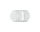 Cylindrical with Recessed Grip Polyamide Cabinet Knob Signal White 1