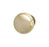 Bungalow Zinc Cabinet Knob Polished Nickel 1
