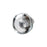 Crystalline Stainless Steel Cabinet Knob Clear 1