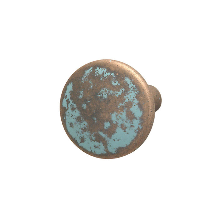 Verdigris Collection Zinc Alloy Cabinet Knob Rustic Copper 1