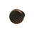 Zinc Cabinet Knob Dark Brown, Oil Rubbed Dark Bronze 1