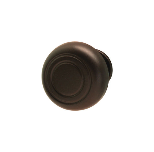 Zinc Cabinet Knob Dark Brown, Oil Rubbed Dark Bronze 1