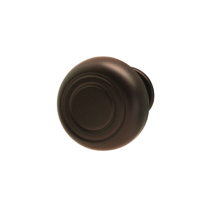 Zinc Cabinet Knob Dark Brown, Oil Rubbed Dark Bronze 1