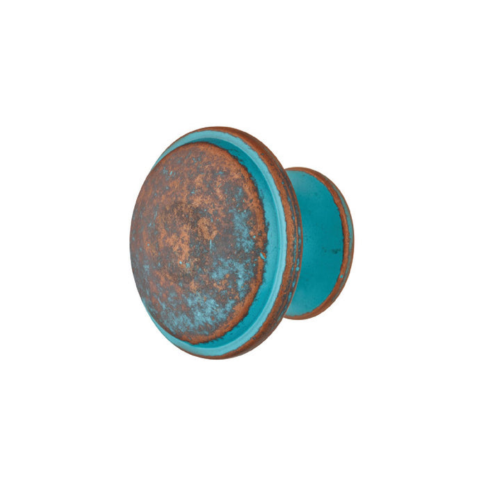 Bungalow Zinc Cabinet Knob Rustic Copper 1