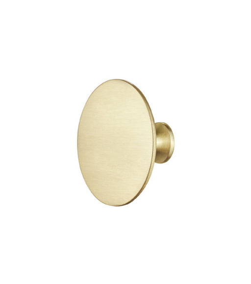 Mid-Century Modern Zinc Alloy Cabinet Knob Brushed Brass Plated 1