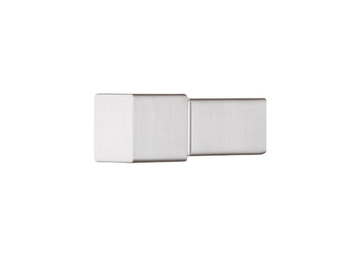 Cube Aluminum Cabinet Knob Brushed Nickel 1