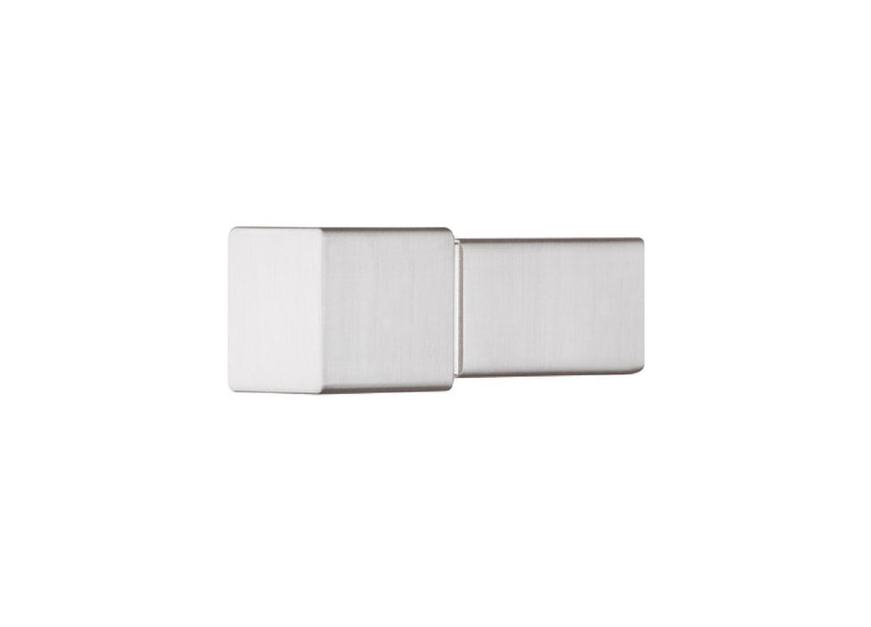 Cube Aluminum Cabinet Knob Brushed Nickel 1